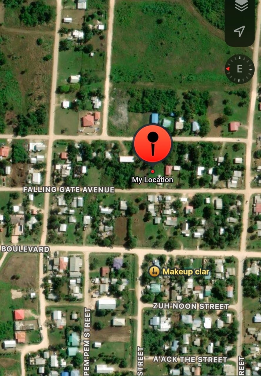 Map showing the property location
